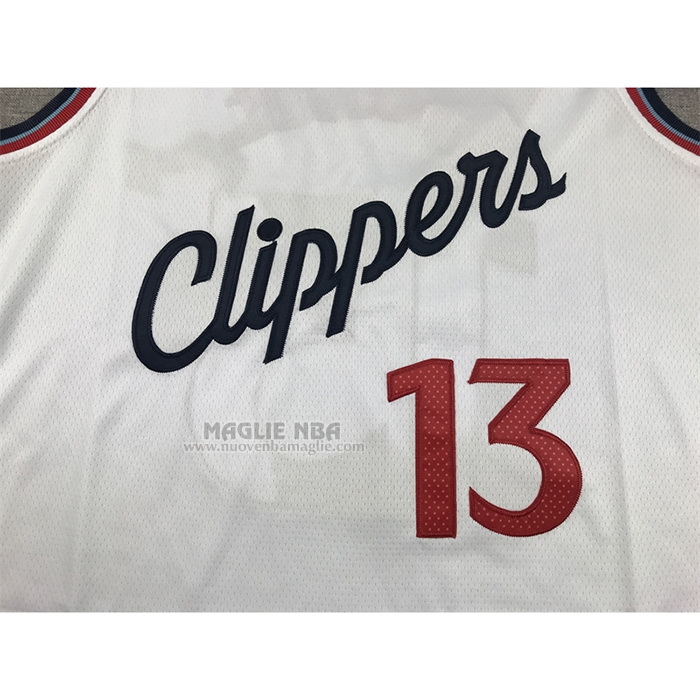 Maglia
 Paul George NO 13 Los Angeles Clippers Association 2024-25 Bianco
